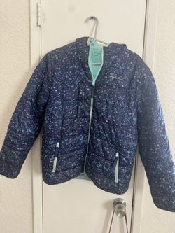 Beautiful Blue Puffed Jacket