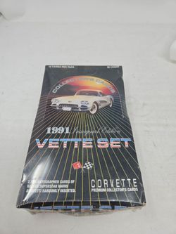 1991 Corvette Collector Cards Vette Set Inaugural Chevy Chevrolet