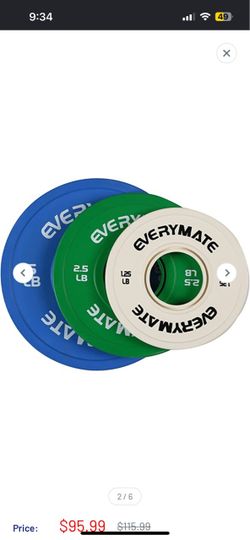 Everymate Fractional Weight Plates Set