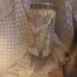 Antique Mosaic Flower Vase