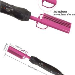 Hot Comb Electric Hair Straightener