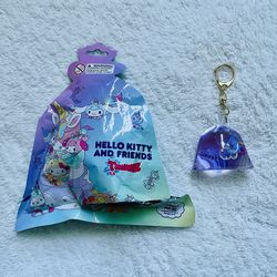 hello kitty and friends tsunameez keychain blind bag - kuromi