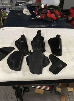 Holsters four different guns