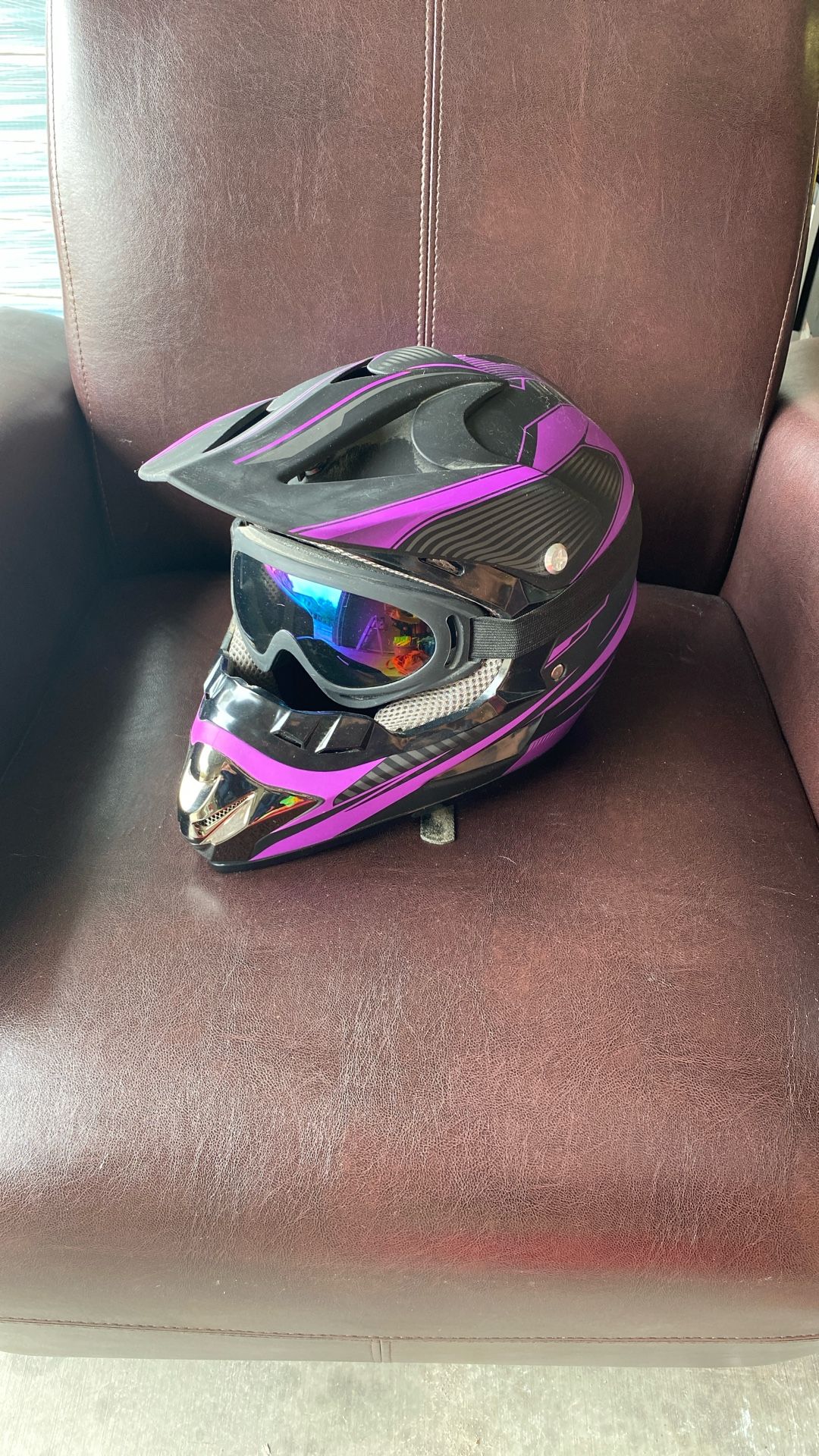 Helmet And Goggles