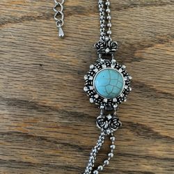 Nice Rose Flower Design Bracelet In Great Condition