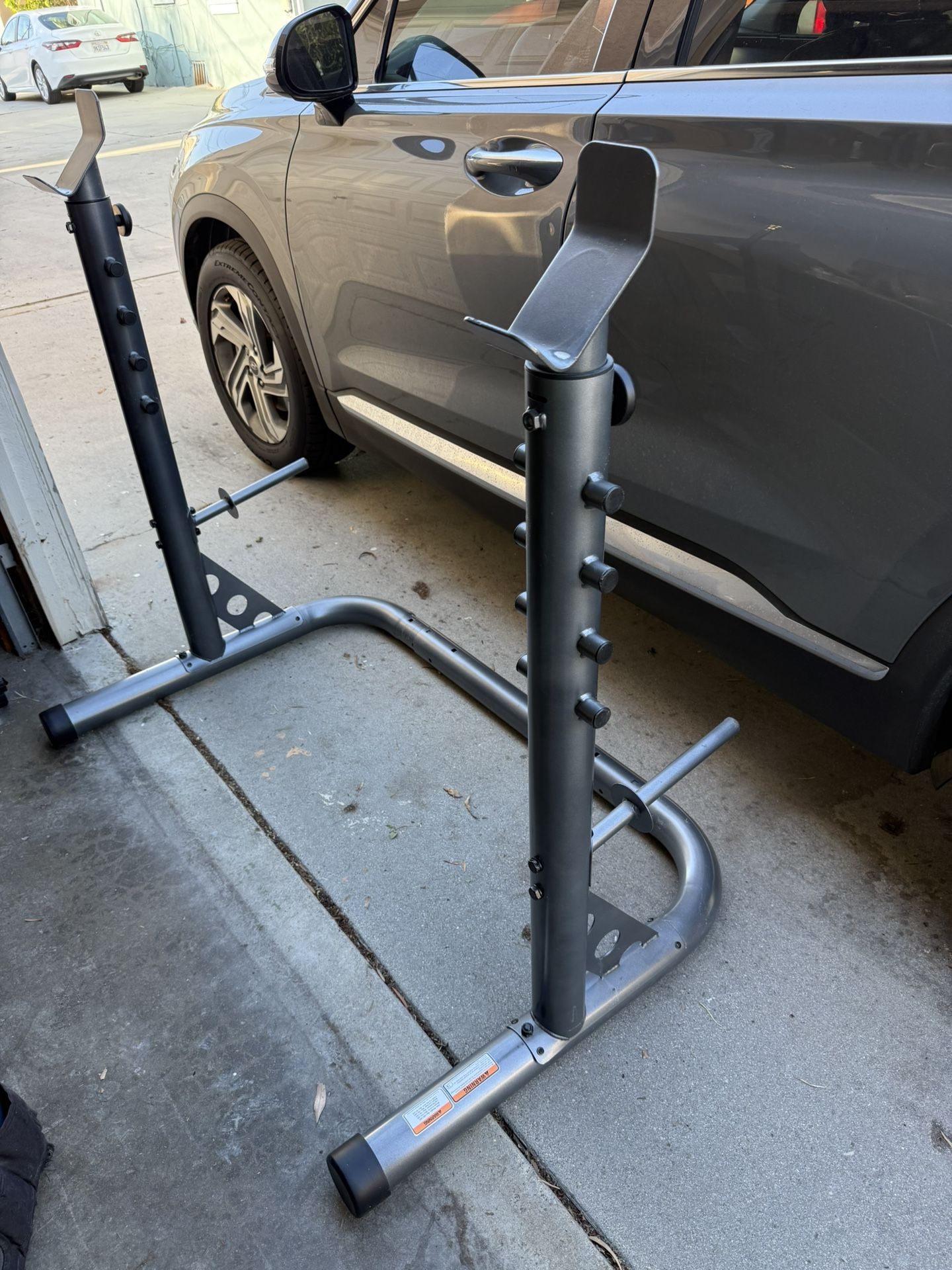 Adjustable Barbell Stands – Great Condition