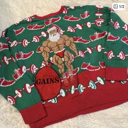 Men’s Gains Christmas Sweater 