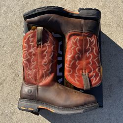 New Ariat Work Boots WorkHog Wide Square Steel Toe  Size 13