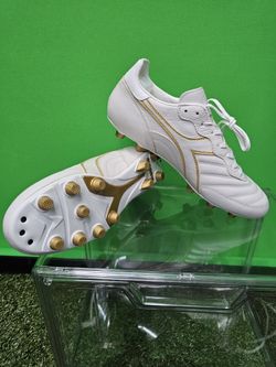 New Leather Soccer Cleat Diadora Brasil Italy Og Lt+ Mdpu Size 11 100% AUTHENTIC 
