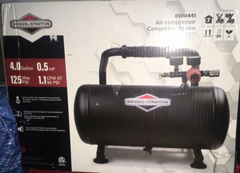 Briggs and Stratton air compressor 4.0 gallon