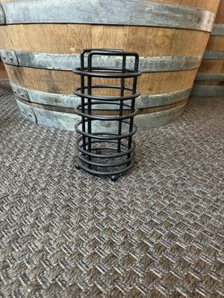 Black Metal Utensils Holder 