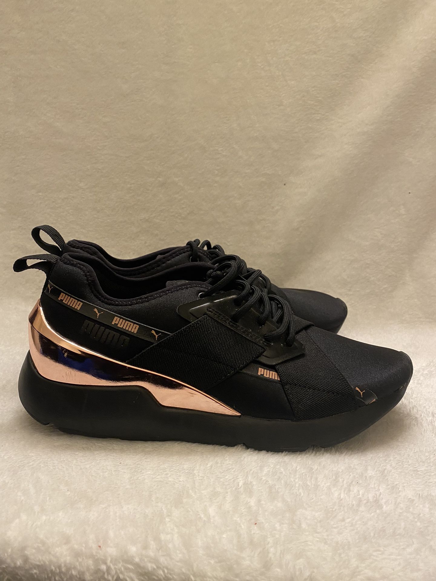 Woman’s Puma Metallic Rose Gold