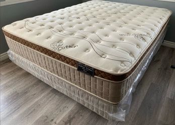 Queen organic cloud edition Europillow top 12inch Matres!!