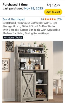 Coffee bar-gray