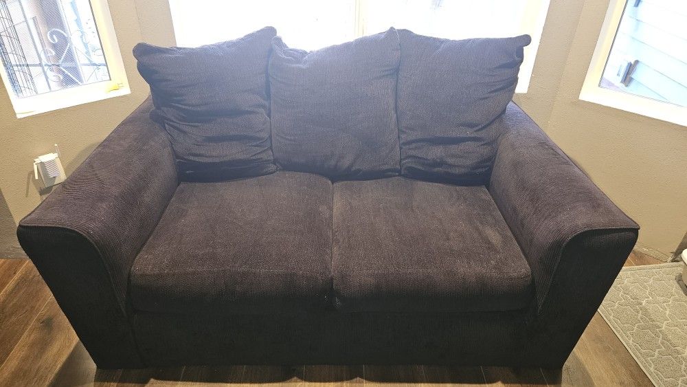 Black Soft Couch 