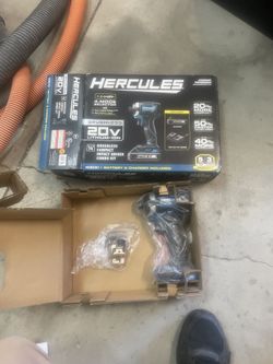 HERCULES 20V Brushless Cordless, 1/4 in. Compact 3-Speed Impact Driver