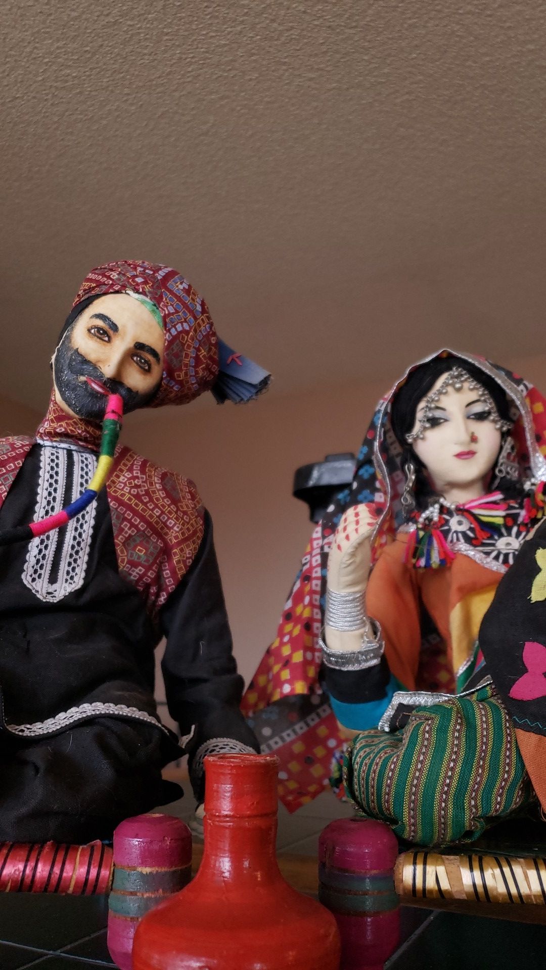 Handmade antique dolls from India