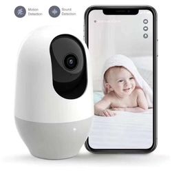 Baby Monitor, WiFi Camera, Pet Camera 1080P, 360-degree Wireless IP Camera, Home Security Camera, Motion Tracking, Super IR Night Vision, Two-Way Audi