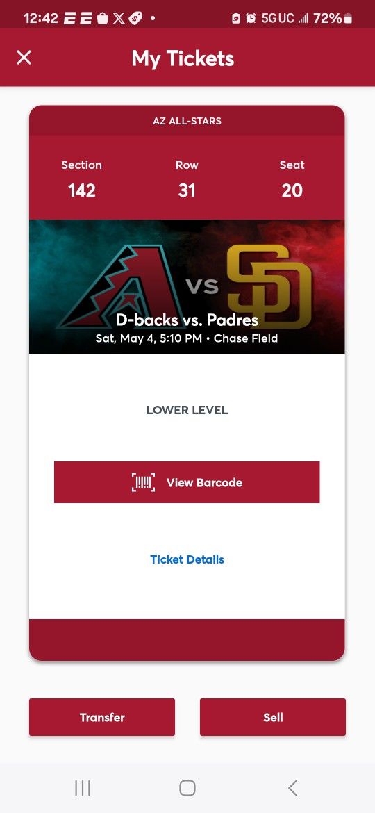 Diamondbacks Vs Padres