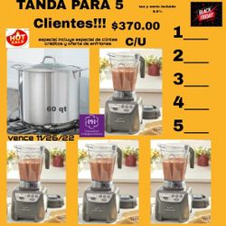 Tanda De Licuadora O Olla De 60  $ 370 Cada 1