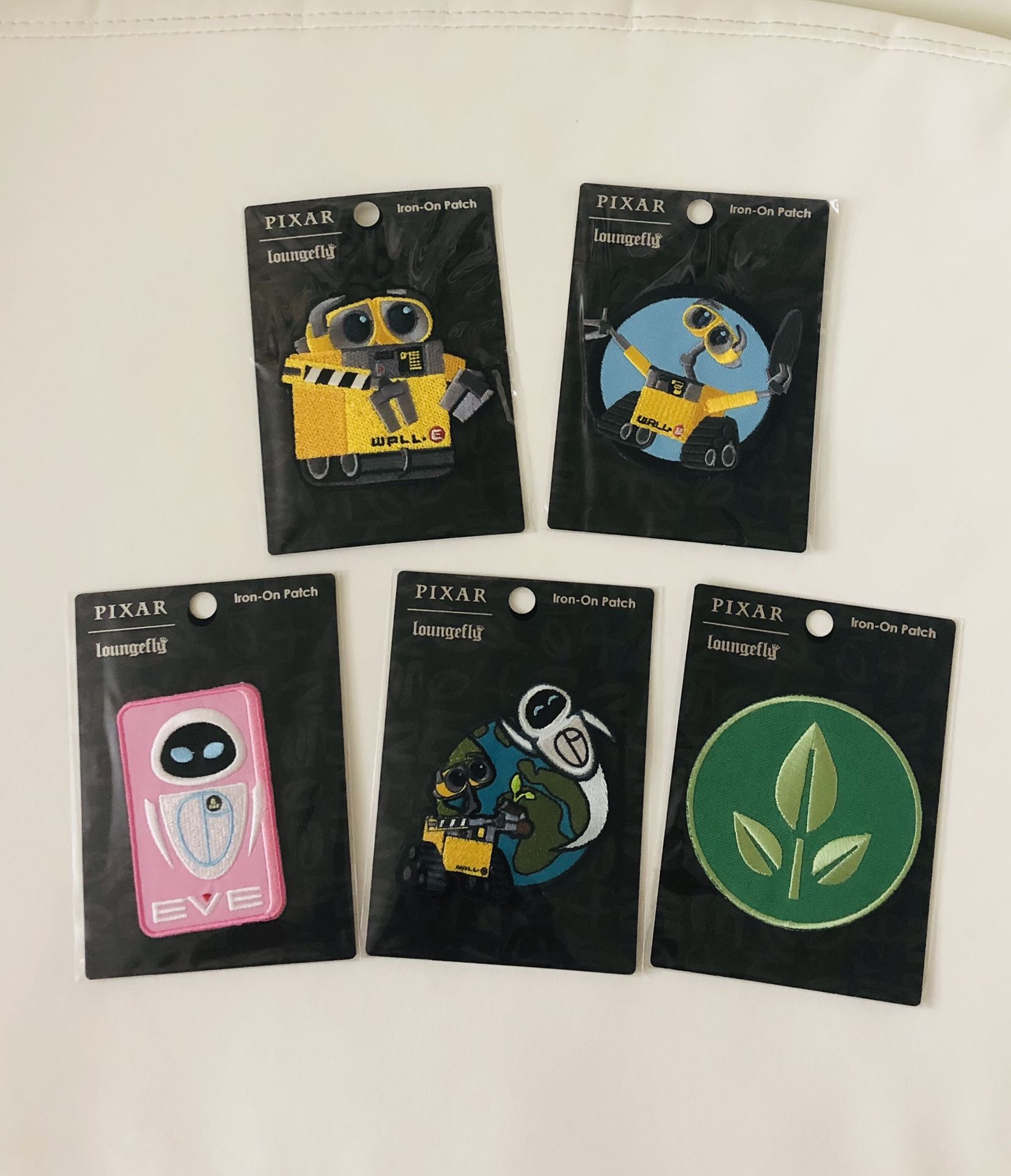 Disney PIXAR Wall E , Iron-On-Patch 5 New Patch New in package