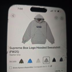 Supreme Logo Box Hodded