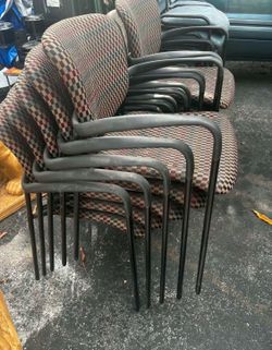 Stackable Office Chairs $40 Each (10 Left)
