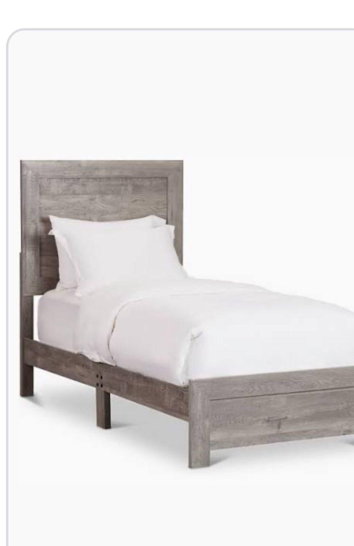 Twins Bed Gray