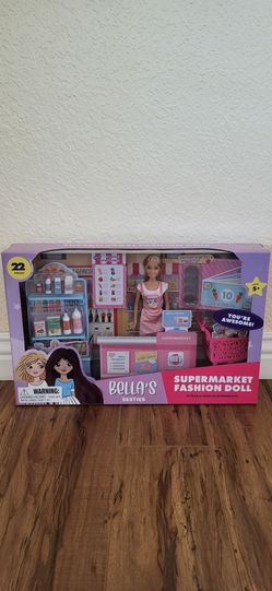 Supermarket Fashion Doll Set 22 Pieces, Brand New
