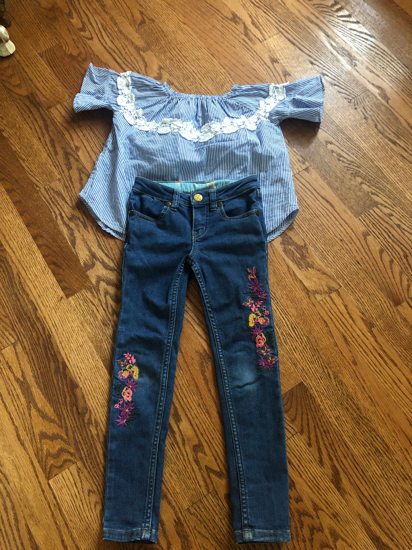 Matilda Jane jeans girl kid size 6