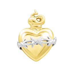 Junipurr Jewelry sacred heart 14k yellow gold