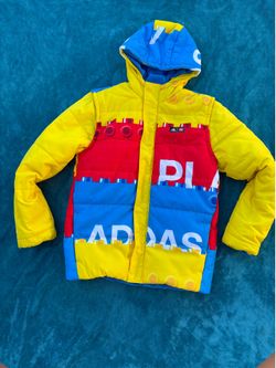 lego x adidas puff jacket