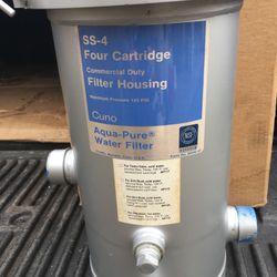 SS4 whole house water filter