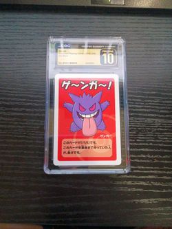 Pokemon Gengar Playing Card Pristine 10 Cgc