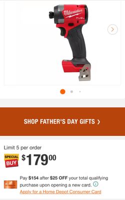 M18 FUEL 18V Lithium-Ion Brushless Cordless 1/4 in. Hex Impact Driver (Tool-Only)