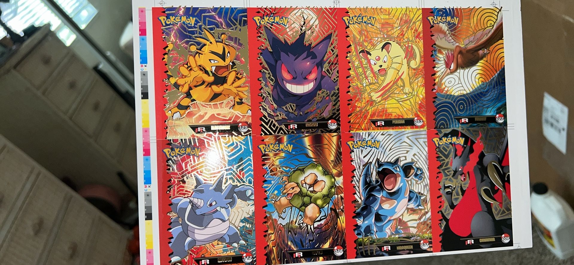 Rare And Limited Exclusive Uncut Pokemon Sheet 