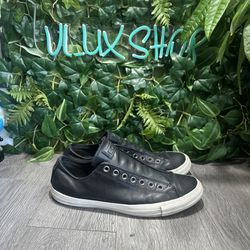 Converse All Star Chuck Taylor Slip On Leather Laceless Men’s Size 10 