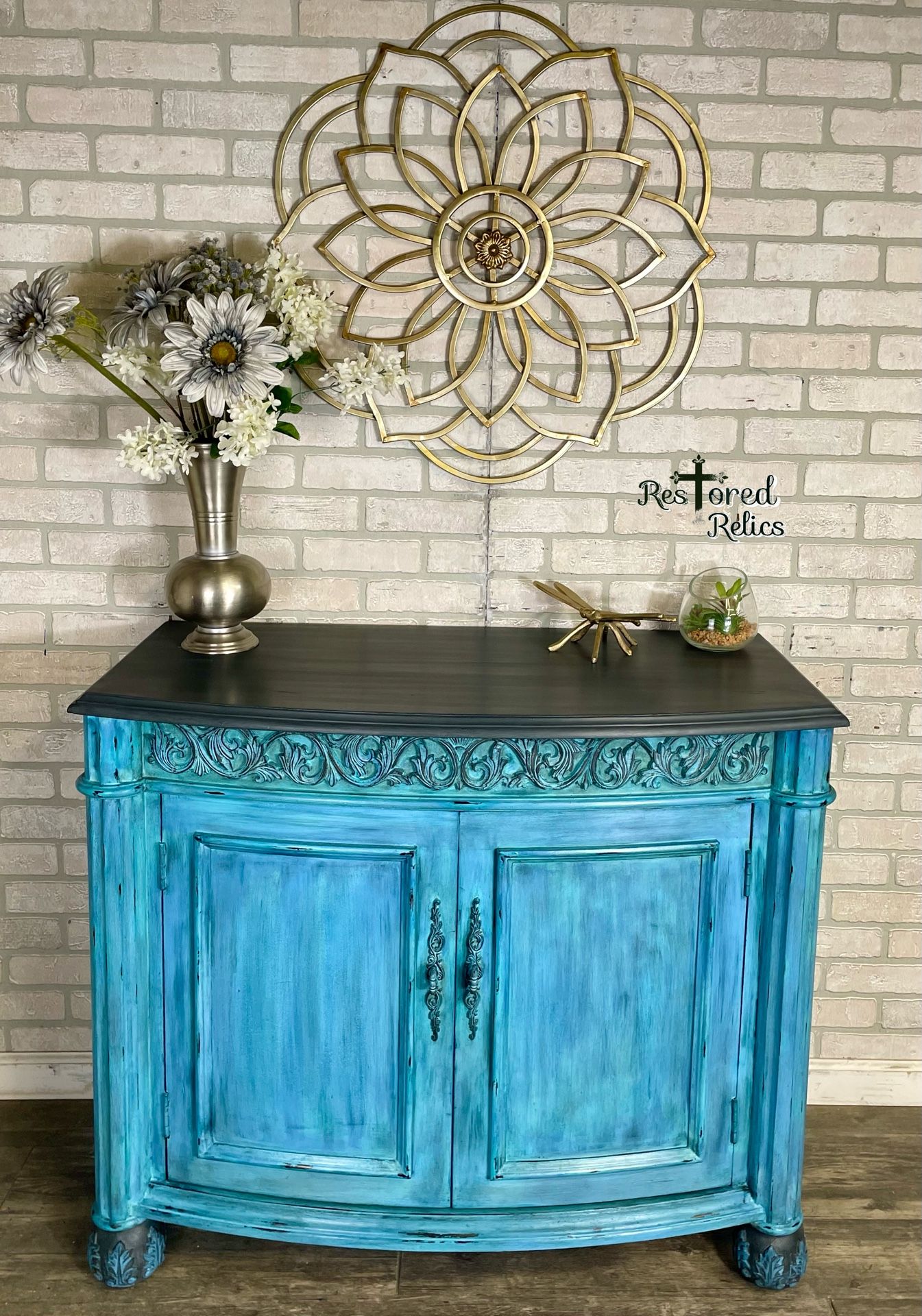 Rustic Modern Boho Cabinet