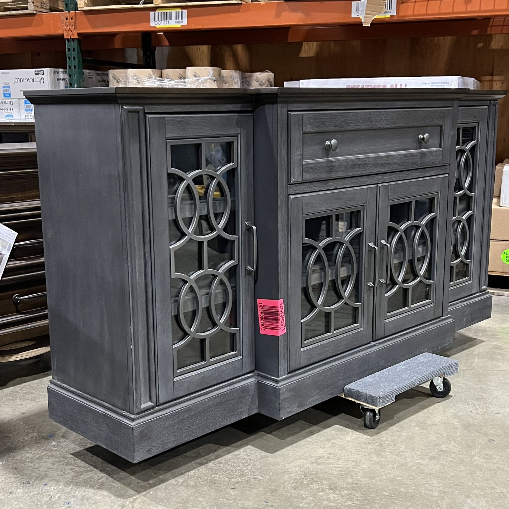 Free Delivery Brand New 72” Juniper Accent Console Buffet Credenza Sideboard Entertainment Storage Cabinet, COSTCO RETAIL $899