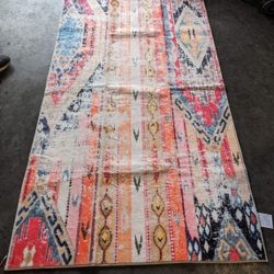 Washable Area Rugs 4X6 FT