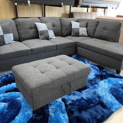 Grey Sectional 
