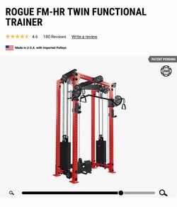 Rogue FM-HR Twin Functional Trainer Add-On – NEW – Dual 250 lb Stacks – $3,200