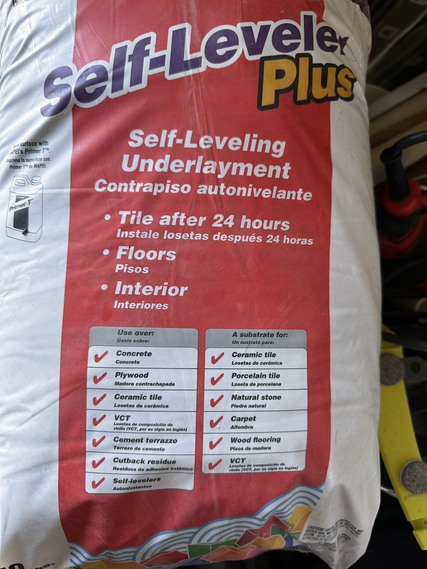 (4 Bags )MAPEI Self Leveler Plus 50-lb Powder Indoor Self-leveling Underlayment