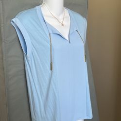 NEW! Michael Kors Light Blue Size PM