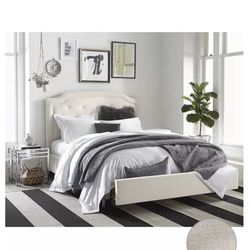 Upholstered Full Size Bed w/ Drawer