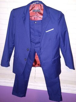 Boys Size 10 3-Piece Suit (Like New) + FREE Calvin Klein Shirt – $35