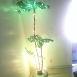 3 Palm Set 6 Foot Tall LED lights