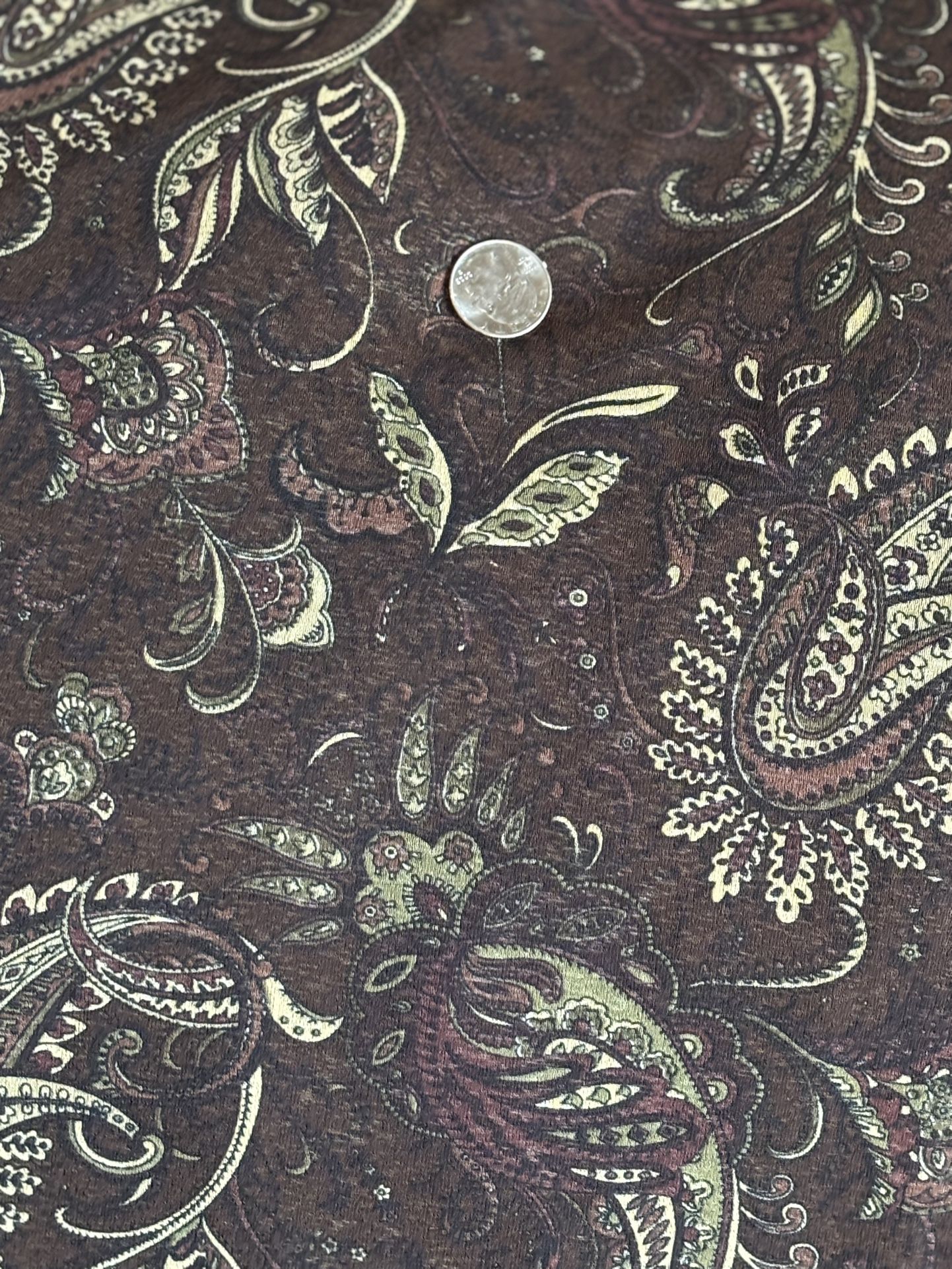 Stretch One Way Fabric Beautiful Brown Tan 36x64”