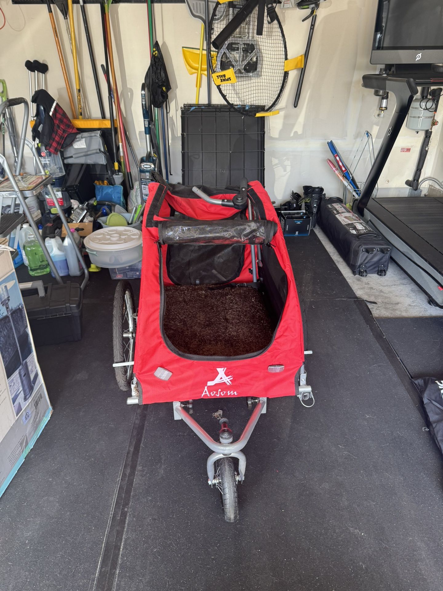 Aosom Elite Three-Wheel Bike Trailer for Kids $80.00