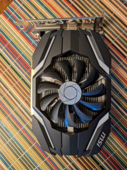 GeForce 1050 ti 4GB graphics card.